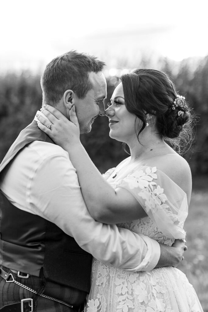Couples portraits at a wedding venue in Norfolk