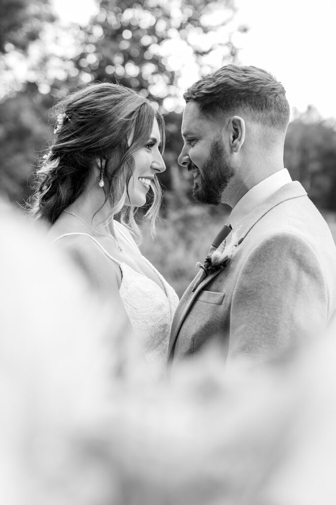 Couples portrait photography in black and white